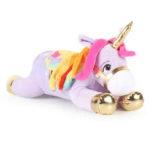 Jay Franco Unicorn Academy Wildstar Plush Pillow Buddy – 14 Inch Kids Ultra-Soft Stuffed Plushie & Cozy Pillow, Official Licensed Product, Pink
