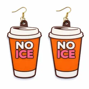 Hot Coffee No Ice Earrings