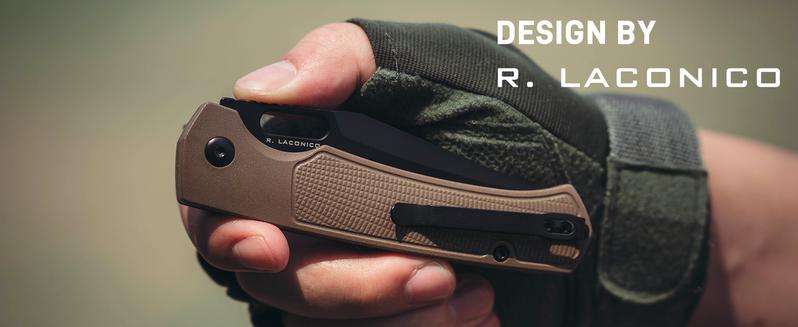 Artisan Cutlery Revel Folding Pocket EDC Knife AR-RPM9 Blade FRN Handle Outdoor Knives for Camping, Hunting and Survival Gear Emergency Survival Gear