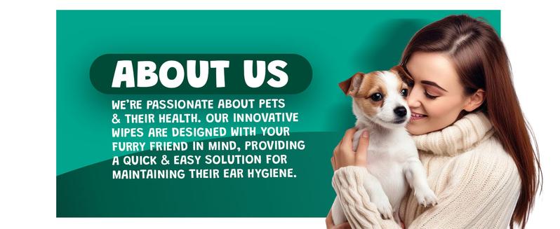 ScrubbyPet Dog Ear Wipes Extra Thick with Aloe & Eucalyptus 125 Count Hypoallergenic Cleaner with Pearl Texture for a Deeper Clean Scrubby Pet - Cleaning