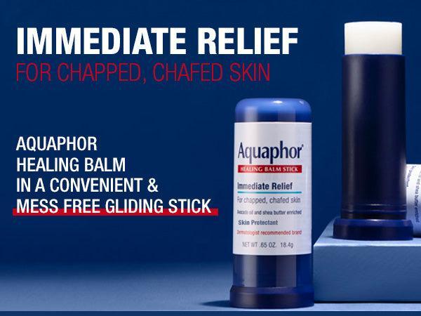 Aquaphor Healing Balm Stick 0.65 oz Avocado Oil & Shea Butter Hypoallergenic Body Moisturizer for Chapped Skin Long Lasting Moisturizing