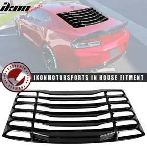 Rear Window Louvers Cover Sun Shade for Chevy Camaro 2016-2024 IKON ABS