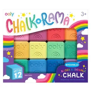 Ooly Chalk O Rama Block Sidewalk Chalk Set Of 12