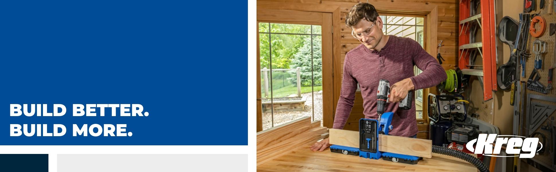 Kreg KPHJ320 Pocket-Hole Jig 320 - Small, Durable Jig for Tight Spaces