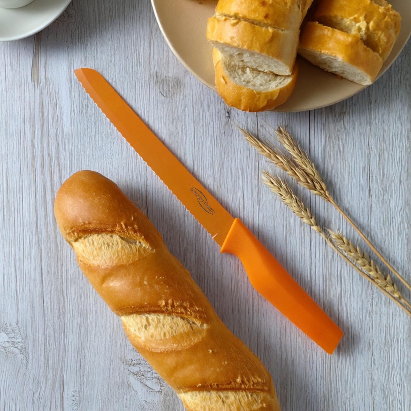 Comfort  6 Piece Kitchen Set – Chef Power Set with Non-Slip Handles & Steel Blades – Includes Chef, Santoku, Slicing, Utility, & Paring Knives – Durable & Sharp – High Carbon Stainless Steel – Non-Stick & Anti-Rust Coating – Ergonomic Handles