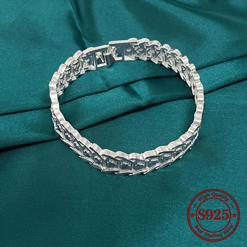 Silver Creative 12mm Coin Wide Bracelet - simple and elegant - Allergy-proof - perfect for everyday wear and parties - the perfect fashion jewelry gift bangle healing  jewelry