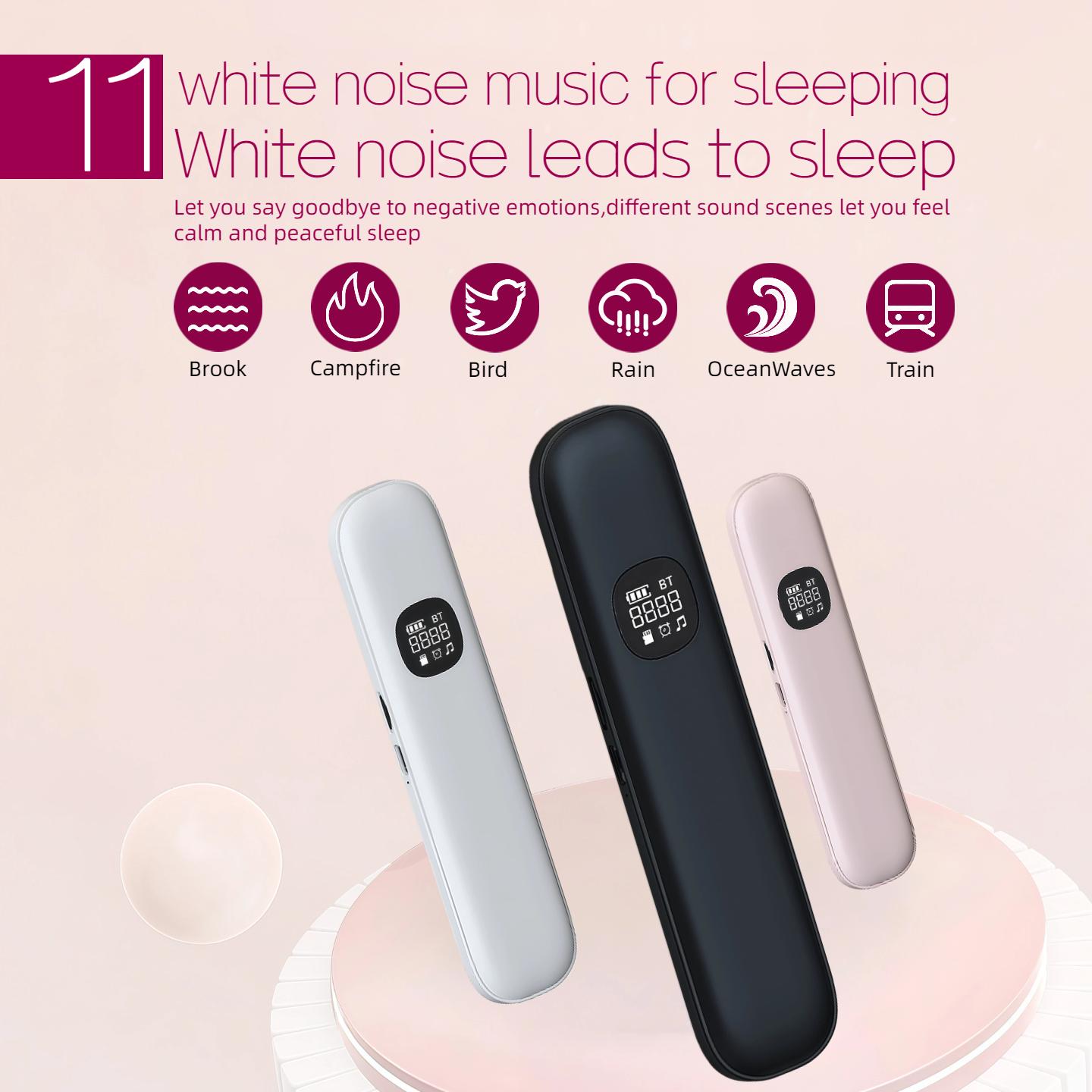 Wireless Bone Conduction Sleep Speaker - Ultra-Thin Under-Pillow Music Box, White Noise Sleep Aid, Directional Sound Transmission Without External Disturbance, BT5.4, TF Card, Timer, Long Battery Life, Portable Design, Perfect Sleep Aid Gift
