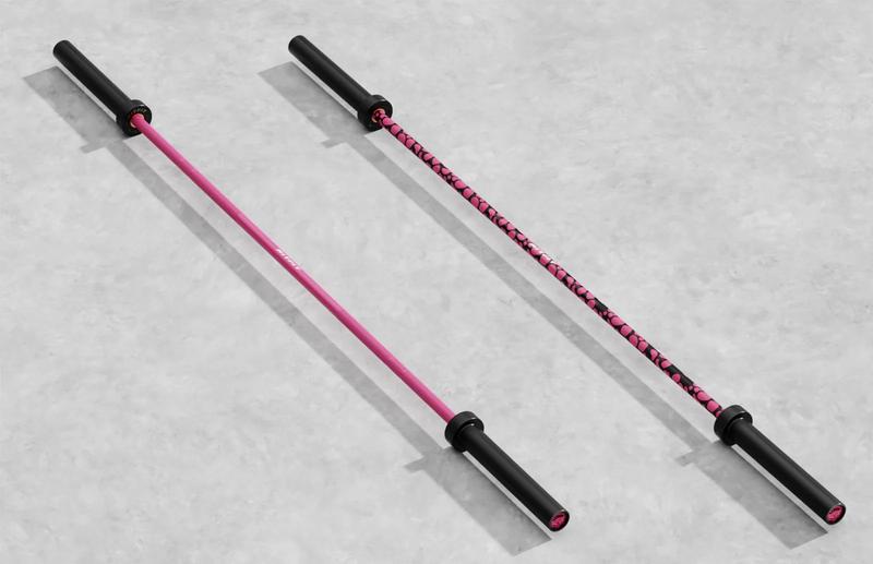 RitFit 15kg Pink Leopard Olympic Training Barbell