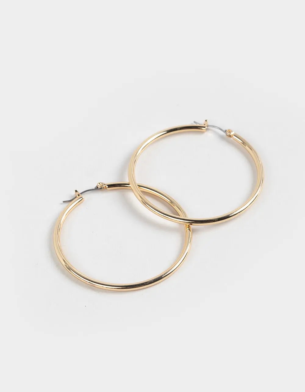 FULL TILT 14K Womens Dipped Catch Hoop Earrings, Gold FULL TILT 14K Womens Dipped Catch Hoop Earrings, Gold