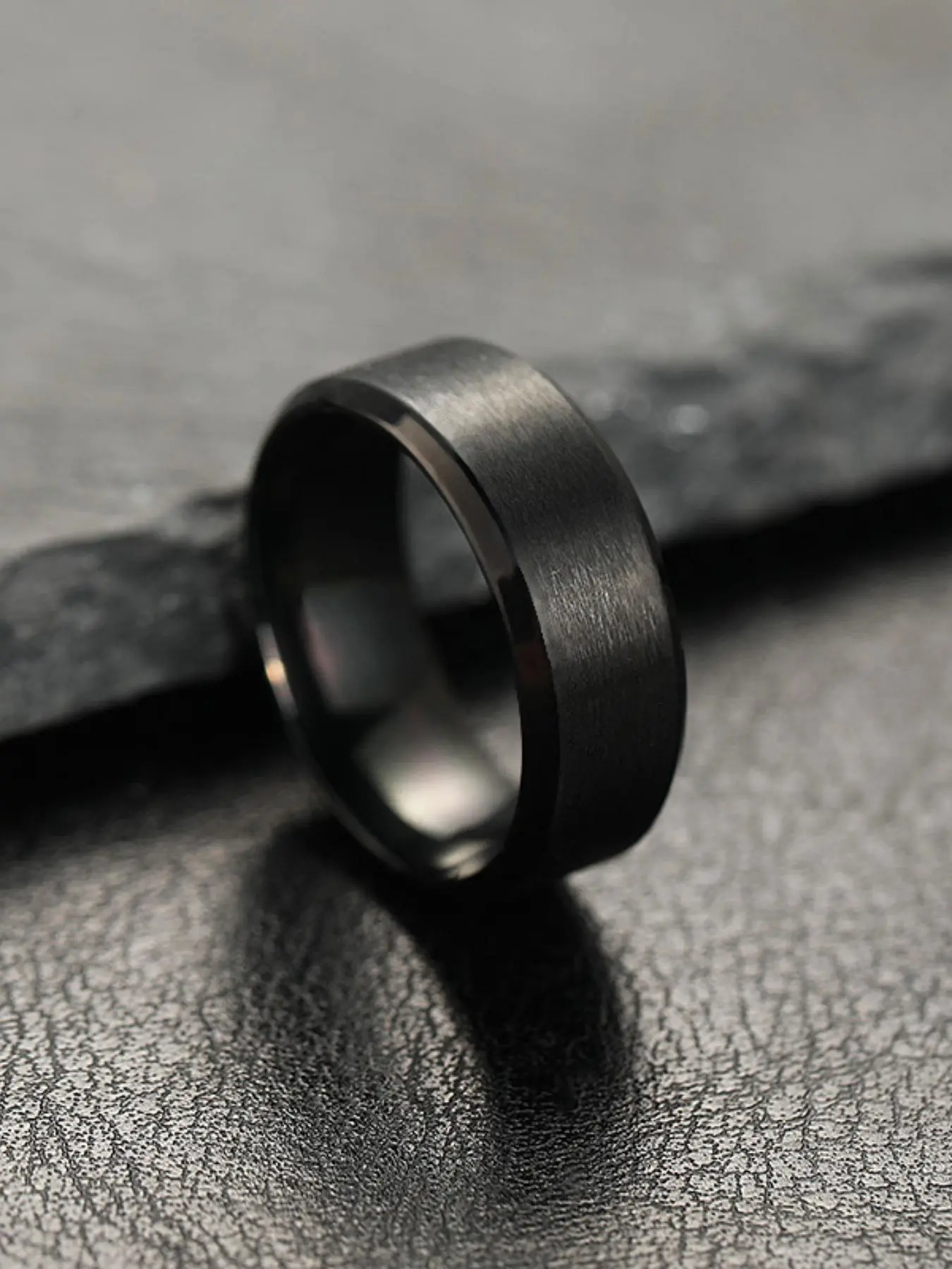 Summer 2024 Simple Design Plain Non Tarnish Stainless Steel Ring, Daily Casual Versatile Accessories for Women Men