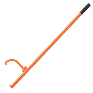 【Summervibes】VEVOR Cant Hook Tool,  , 59 in, Heavy Duty Steel Log Roller, Log Lifter Timber Jack for Max 32" Dia Logs, Forestry Logging Tools, Dual Function Log Handler for Rolling and Clamping Logs