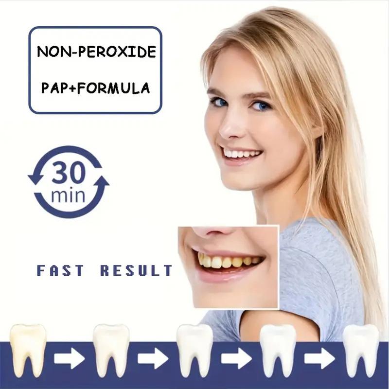 Purple Whitening Strips by Oralhoe 2026 - 7 to 21 Days Fast Results, Peroxide-Free & Enamel-Safe for Sensitive Teeth