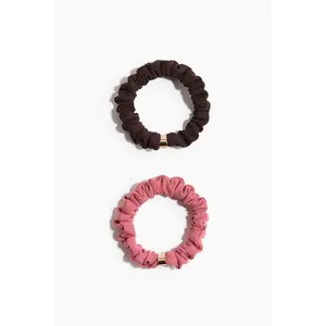 H&M 2-pack embellished scrunchies