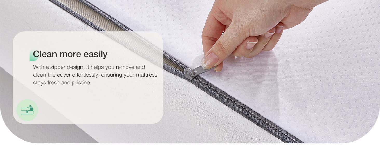 5/6/8/10/12/14 Inch Gel Memory Foam Mattress for Cool Night & Pressure Relief, Medium Plush Feel with Motion Isolating