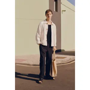 H&M Regular Fit Linen-blend jacket