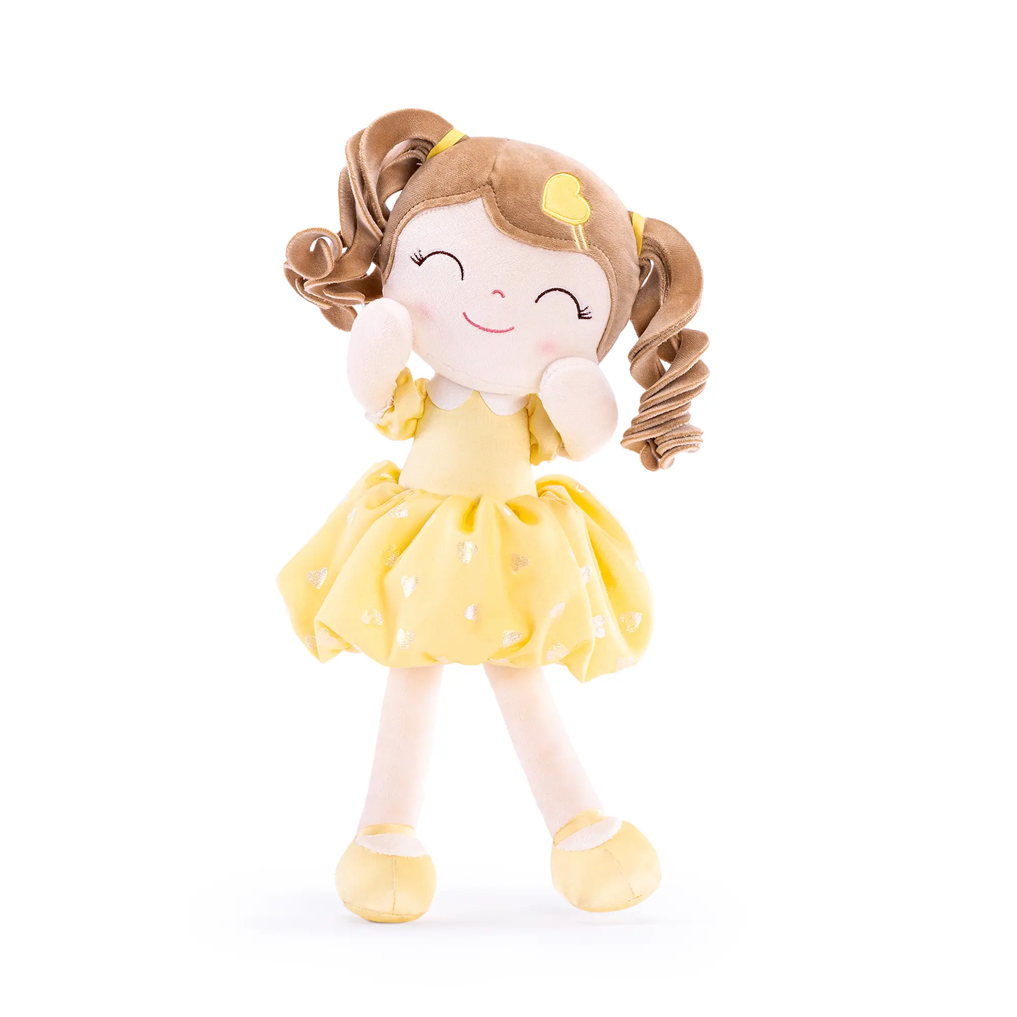 Gloveleya Premium Princess Doll, 16 Inch Soft Plush Toy for Girls, Perfect Birthday Surprise & Holiday Gift, Adorable Cuddle Doll for Toddlers Ages 0-6