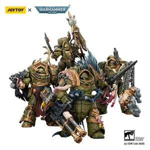 JOYTOY Warhammer 40k 1/18 Action Figure Death Guard Blightlord Terminator 4PCS Birthday Gifts JOYTOY Warhammer 40k 1/18 Action Figure Death Guard Blightlord Terminator 4PCS Birthday Gifts