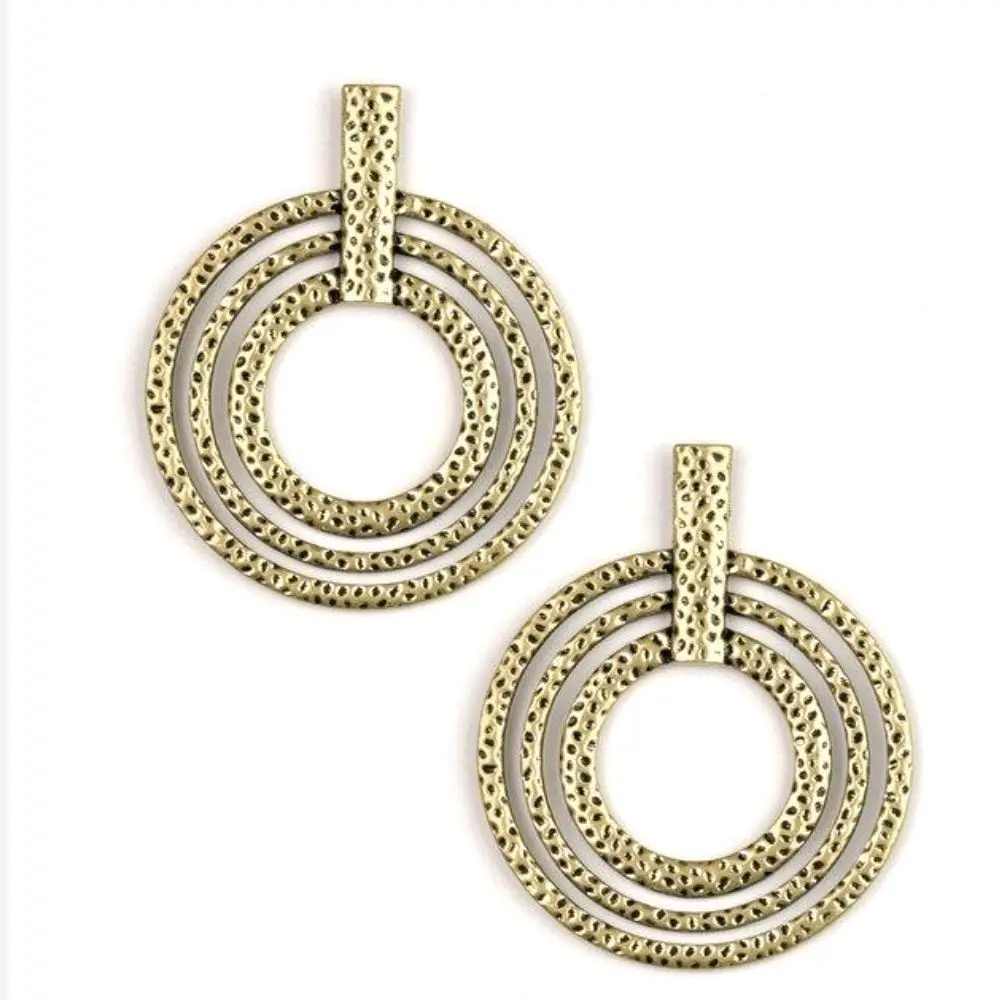 brass earrings