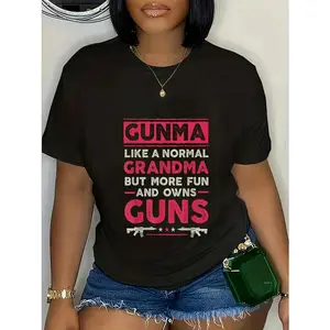 100% Cotton Gunma Like A Normal Grandpa But More Fun And Owns Guns T-Shirt
