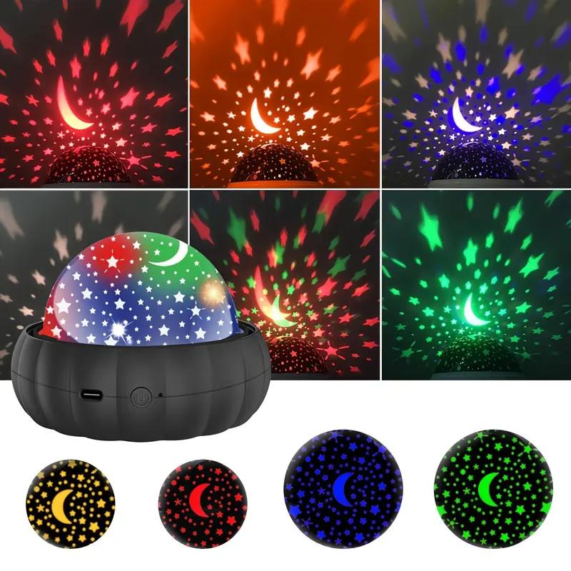 Dinosaur and Galaxy Projection Lamp - Bedroom Decor, Christmas Gift for Kids,Options 3-in-1 Star Projector Night Light - 360° Rotation, 4-Color Changing