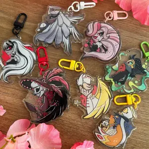 HAZBIN HOTEL acrylic keychain, charms PART 3