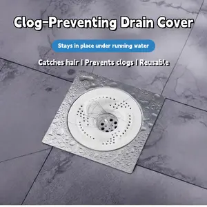 Self-Cleaning Japanese Swirl Drain - Featuring a Unique Self-Cleaning Mechanism to Effortlessly Trap Hair and Debris for Hassle-Free Plumbing, Providing a Convenient and Practical Solution for Bathrooms, Kitchens, and Beyond