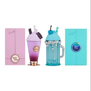 Yum Yum & Island Bliss Delights Women’s EDP Duo 2×3.4oz/100ml Fruity-Floral & Tropical Gourmand Perfume Set for All Occasions long lasting perfume