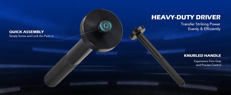 Orion Motor Tech 2 in 1 Bushing Driver Tool & Bearing Press Kit, Complete Bushing & Bearing Service Kit with 2" and 3" Jaws, 5 Ton Capacity Bearing Separator, Heavy Duty Wheel Bearing Puller Tool Set, Limited Time Deal Orion Motor Tech 2 in 1 Bushing Driver Tool & Bearing Press Kit, Complete Bushing & Bearing Service Kit with 2" and 3" Jaws, 5 Ton Capacity Bearing Separator, Heavy Duty Wheel Bearing Puller Tool Set, Limited Time Deal