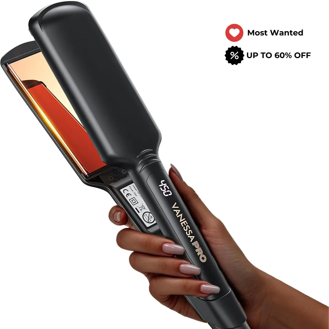 VanessaPro OneShot Hair Straightener Styling Flat Iron for Professional Salon Results and All Hair Types Hair Styling Tools,back to school,back to school haul