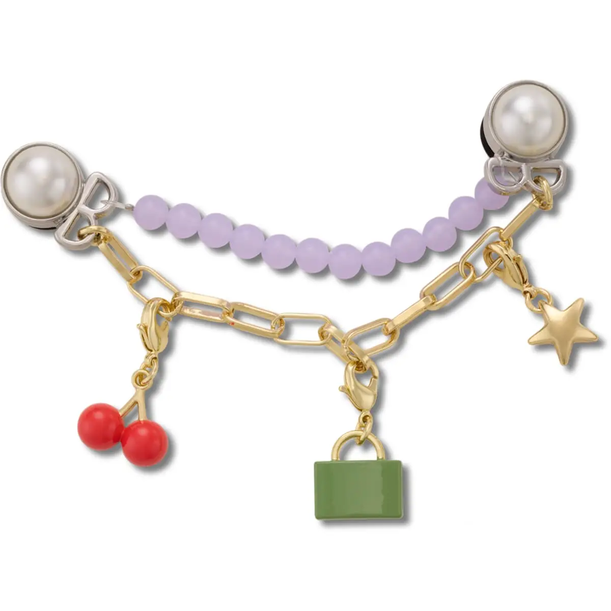 Purple Meta Charm Chain