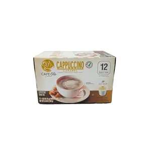 Cafe Ole By HEB Caramel Coffee Cappuccino Drink Mix K-Cups 12 Count