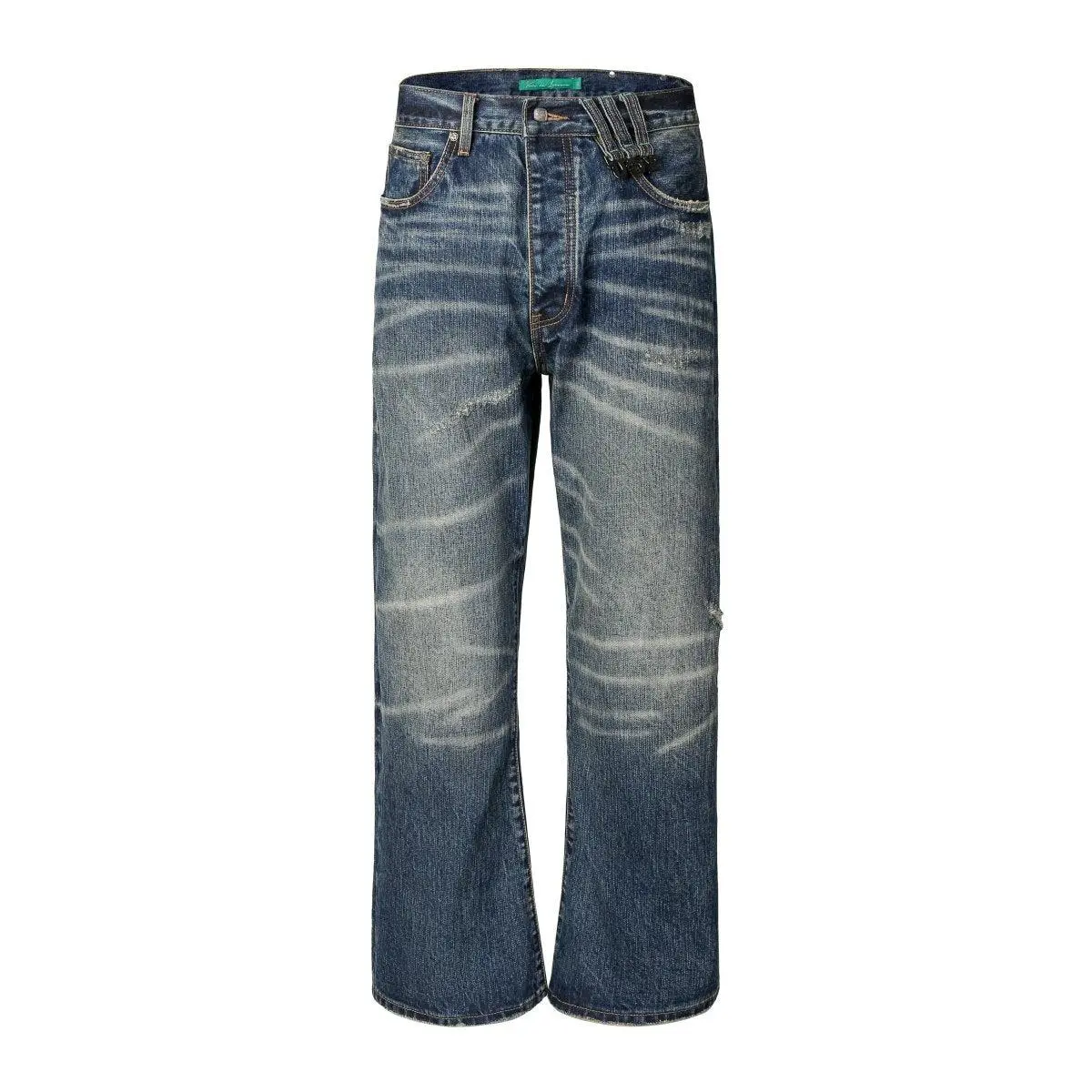 Trame Selvedge Baggy Jean – Dark Wash