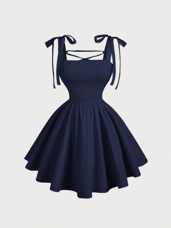 Romantic Backless Tie-Up Bowknot Dress | Party & Date Night Dress for Women
