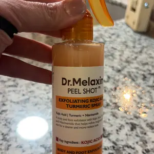 [Dr.Melaxin Official] Peel Shot Keratin Care Kojic Acid Turmeric Spray 200ml Pore Clearing Exfoliating Formula Skin Repair Scrub