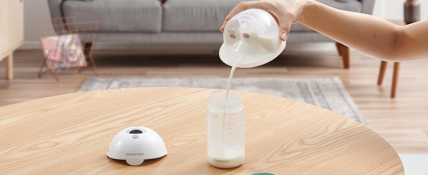 Momcozy 22oz Portable Breast Milk Cooler for Outdoor, 360°Total Cooling for 24Hours, Larger Capacity Travel Breastmilk Chiller with 2pcs Baby Bottles for Breastmilk Storage, Breastfeeding Essentials Insulated Flask Leakproof Insulated Tumbler