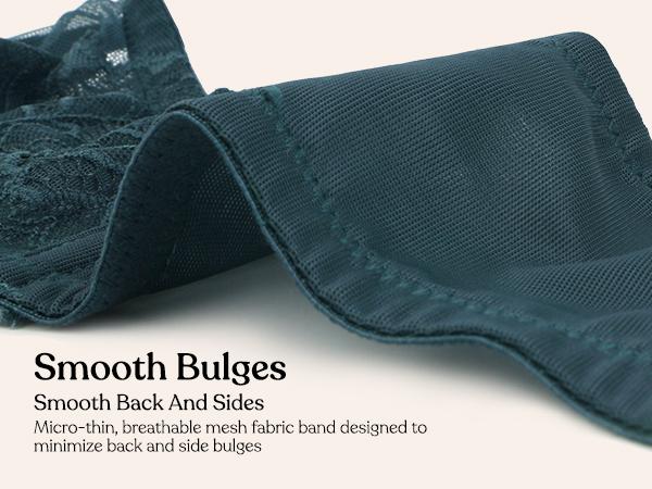 HSIA Blossom Plus Size Soft Lace Full Coverage Women Unlined Underwire Bra Mesh Soft Womenswear