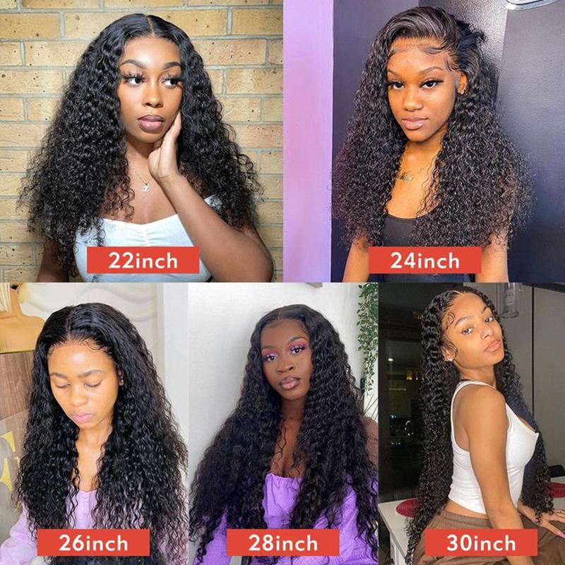 Deep Wave Wigs 13x4/6 HD Transparent Lace Front Human Hair Wigs Pre Cut 7x5 HD Lace Closure Wigs Brazilian Curly Wigs For Black Women Ready To Wear Gluless Wigs PrePlucked 180% Density Deep Wave Wigs 13x4/6 HD Transparent Lace Front Human Hair Wigs Pre Cut 7x5 HD Lace Closure Wigs Brazilian Curly Wigs For Black Women Ready To Wear Gluless Wigs PrePlucked 180% Density