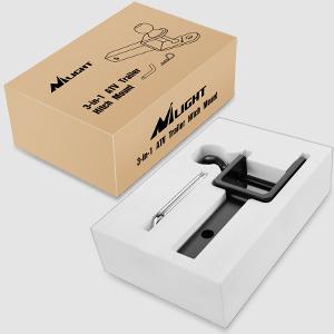 Nilight 3 in 1 ATV UTV Multi Hitch Mount with 2 inch Ball Hitch Rated 2000 LBS Fits 2 Inch Receiver Winch Strap Loop Rated 5000 LBS