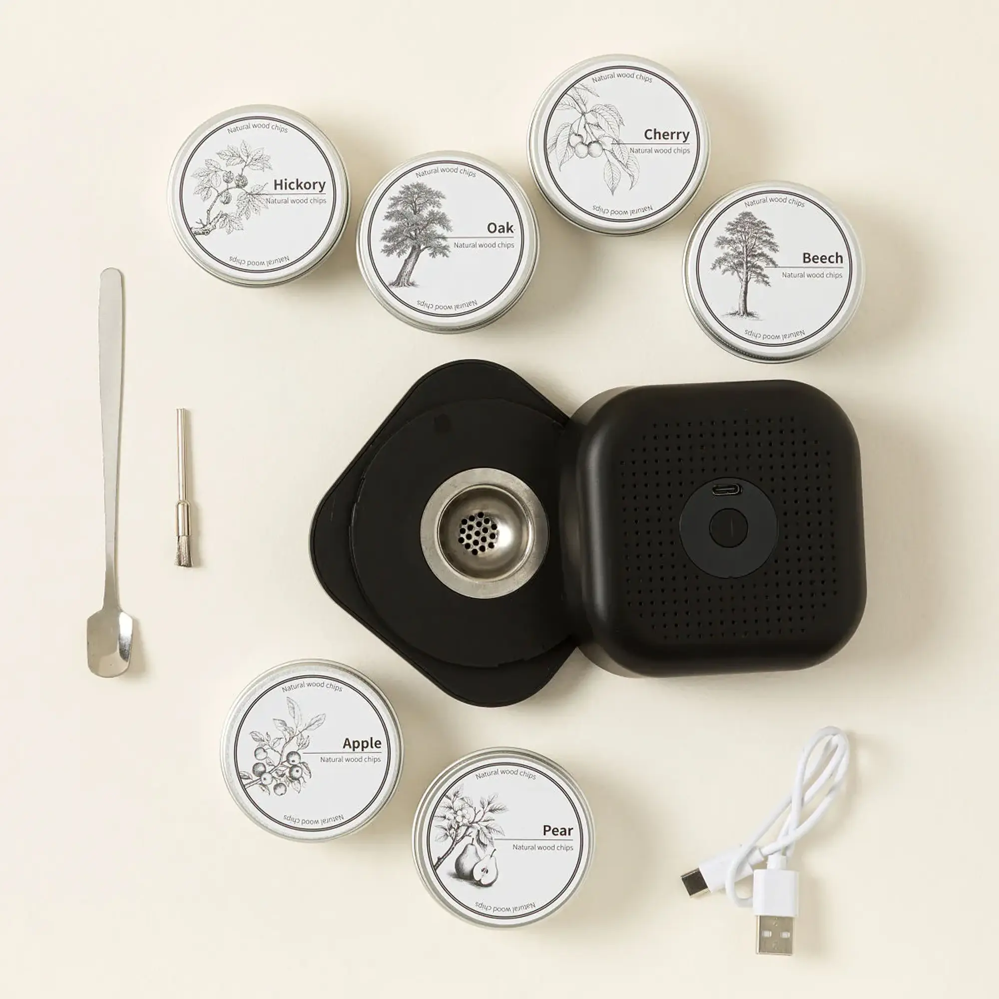 Electric Cocktail Smoking Kit, Specialty Kitchen Utensil for Cocktail Infusion, Utensils