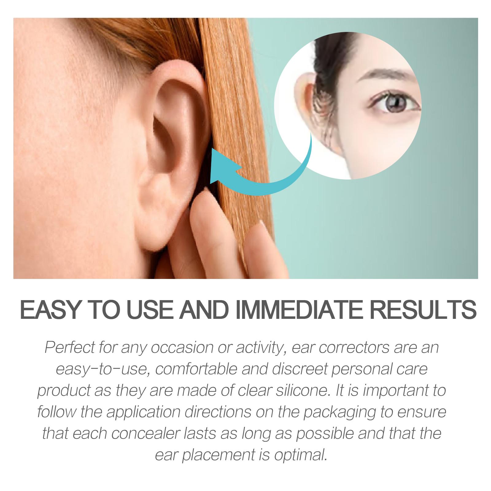 Ear Correction Patch Waterproof Invisible Ear Lift Tape Comfortable Adhesive Ear Support Shaping Prominent Ear Stabilizer Natural Looking Contouring Beauty Accessory