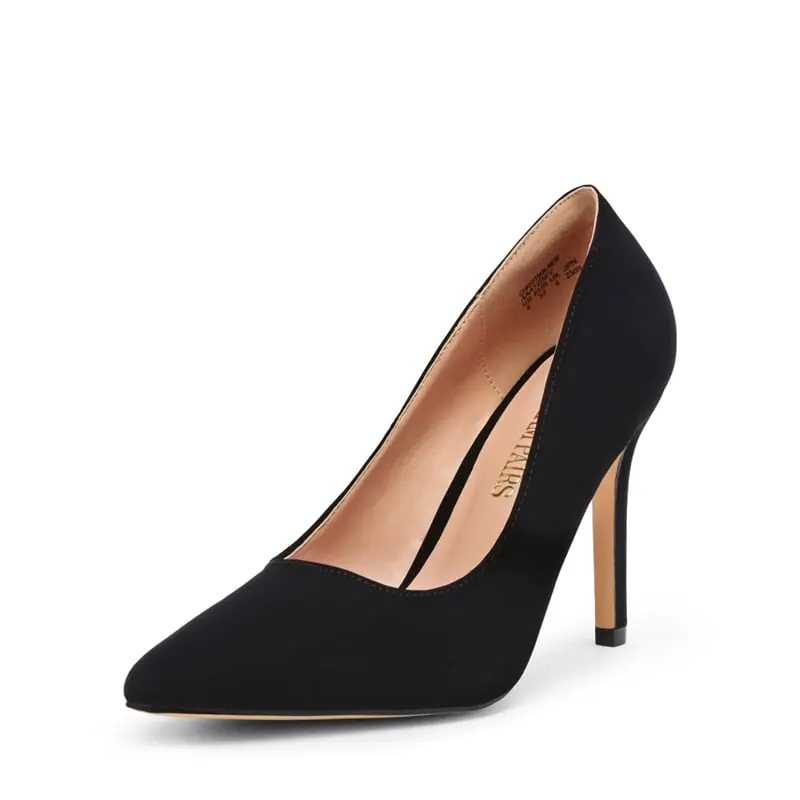 Dream Pairs Women's Elegant Nubuck Stiletto Pumps, Comfortable Pointed Toe 4-Inch High Heels for Party & Formal Wear, Footwear, Classy, Stylish, Heeled, Comfortable Heels, Women's Shoes, Heels For Women,shoes for back to school,back to school shoes
