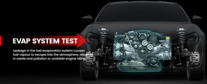 ANCEL S3000 Automotive Smoke Machine with Built-in Air Compressor Professional Leak Detector for EVAP Vacuum Fuel & More Car Vehicle Leak Testing