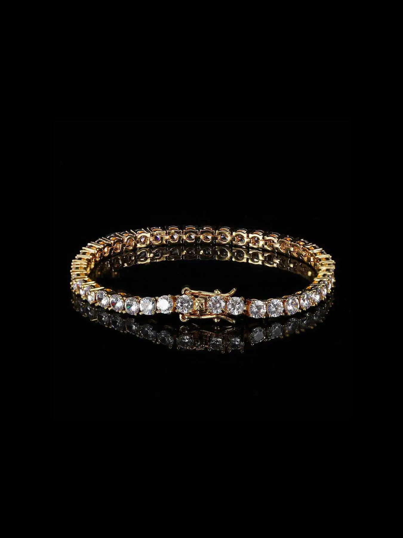 Tennis Chain Bracelet for Women & Men, Versatile High-Quality Jewelry Gift for Birthdays, Exquisite Bracelet, Elegant Jewelry Bracelet