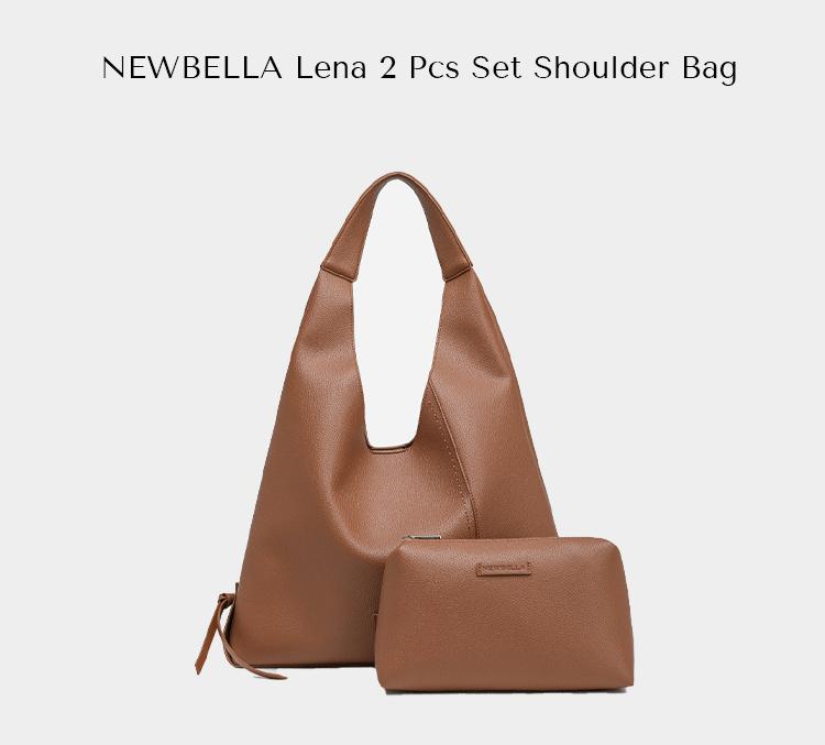 NEWBELLA Lena 2 PCS Set Shoulder Bag - Daily Casual Style, Magnetic Closure, PU Material,dealsforyoudays Wallet Sling Compact tote bag tote bags,FallFreshness