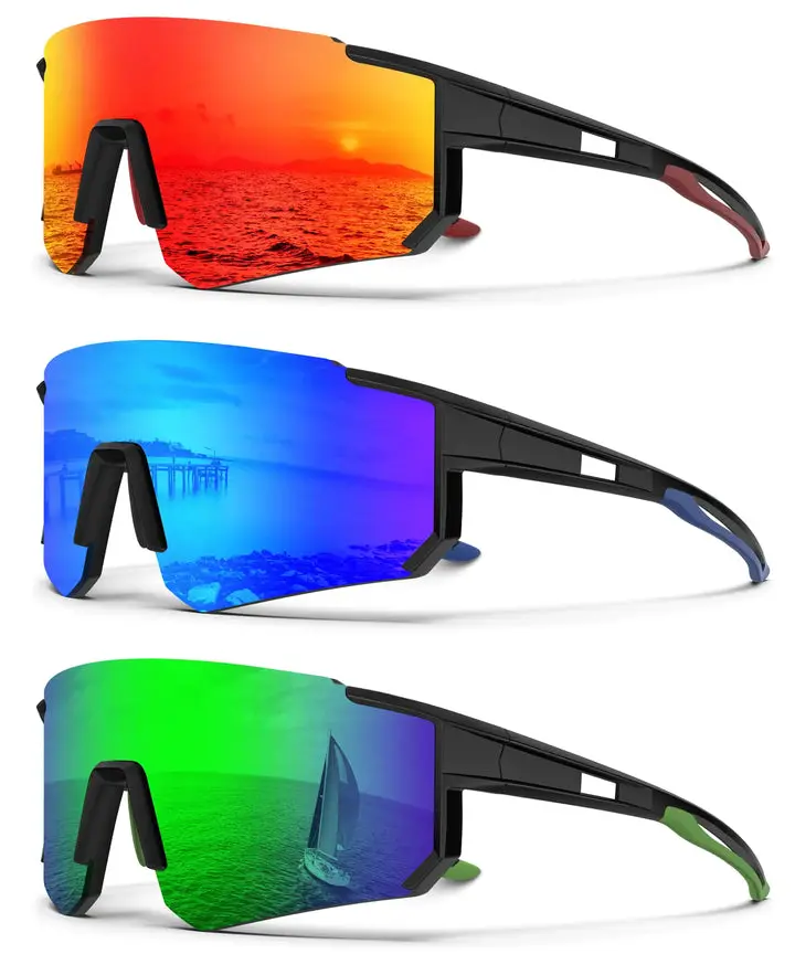 OUKEMAX Polarized Sport Sunglasses-Men-Women Running-Sunglasses