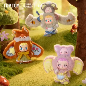 【TOPTOY】FoFo Forest Guardians Series Plush Blind Box, Cute Plush Figures, Desktop Ornament, Collectible Toys, Birthday & Mothersday Gift, summerwins