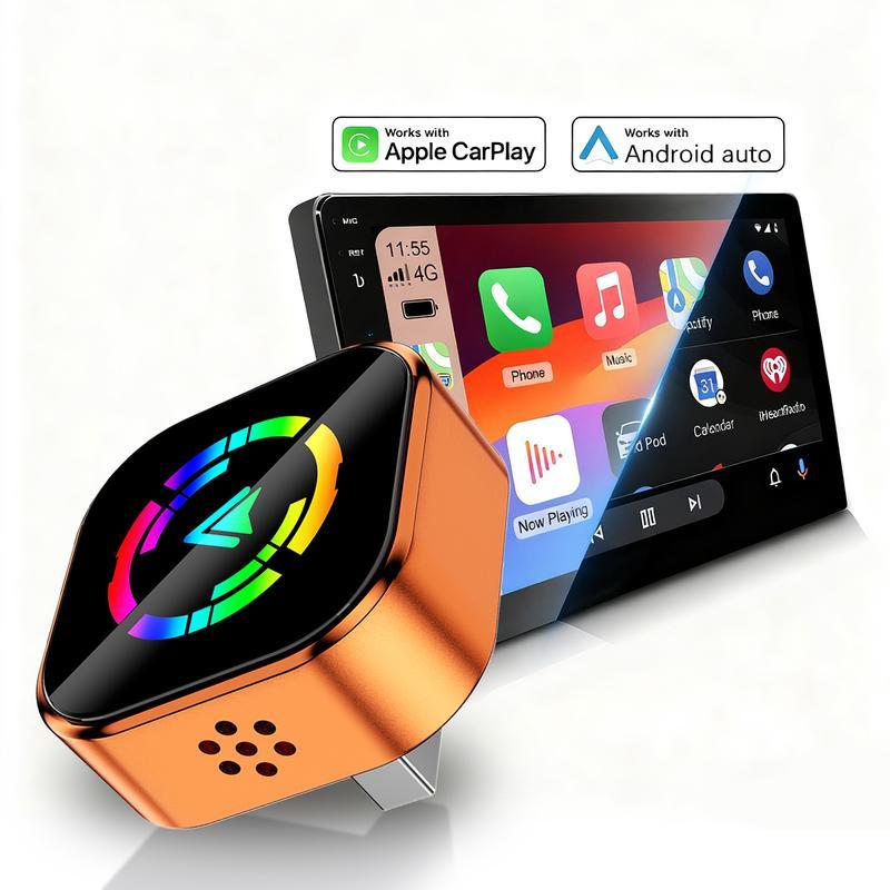 Wireless CarPlay Adapter 2026 Upgrade Wired CarPlay to Wireless, Mini USB Design for Cars with Built-in Wired Apple CarPlay Plug and Play Easy Use Fast Stable Connection Car Play for iPhone