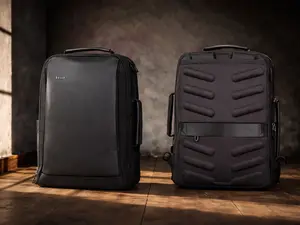 OPACK 23L Rfid Business Laptop Backpack with RFID Protection, Multiple Zipper Straps, and Fast USB Charging Port for Travel and College Use