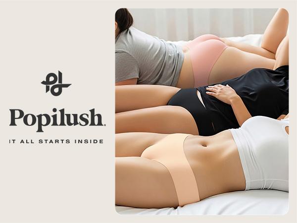 Popilush Seamless High-Stretch Bikini Swimsuit