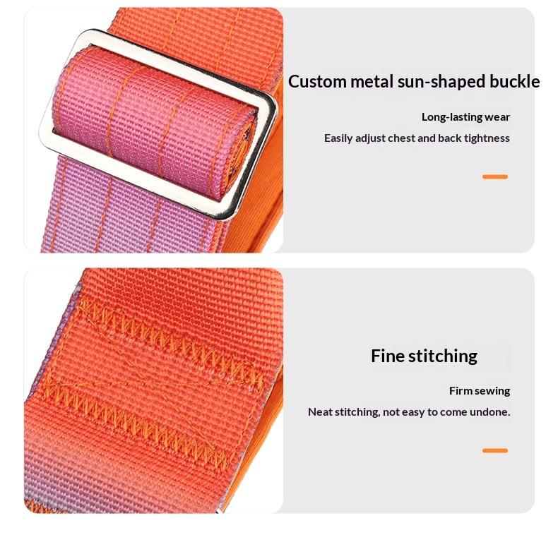 Gradient Tactical Dog Collar Heavy Duty Adjustable Pet Collar with Control Handle and Metal Buckle for Medium Large Dogs